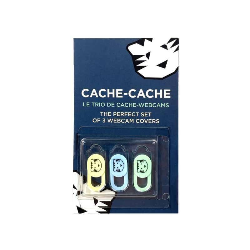 Set of 3 Webcam Cover - Cache Cache