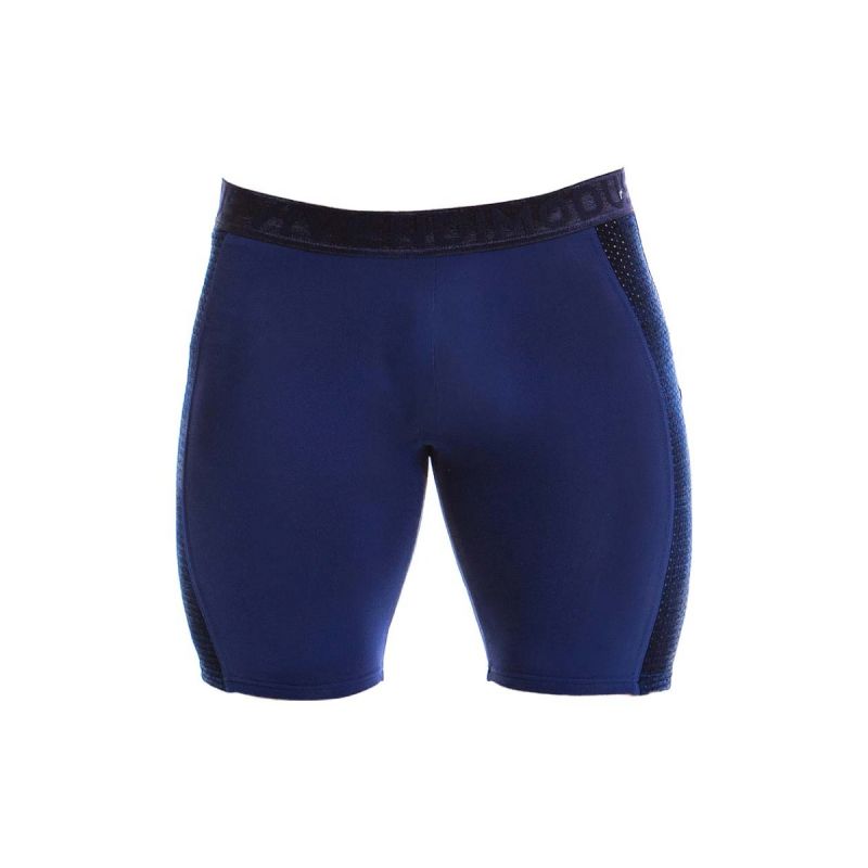 Wolf Short Leggings - Blue