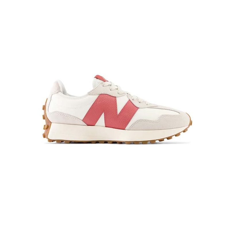 New Balance 327 Shoes - White/Pink