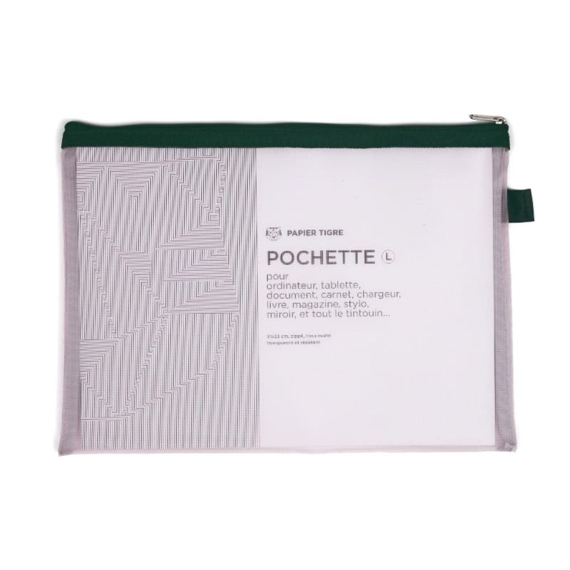 Large Mesh Pocket - Pink