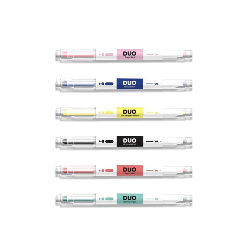 DUO - Felt Pen Set of 6 colors