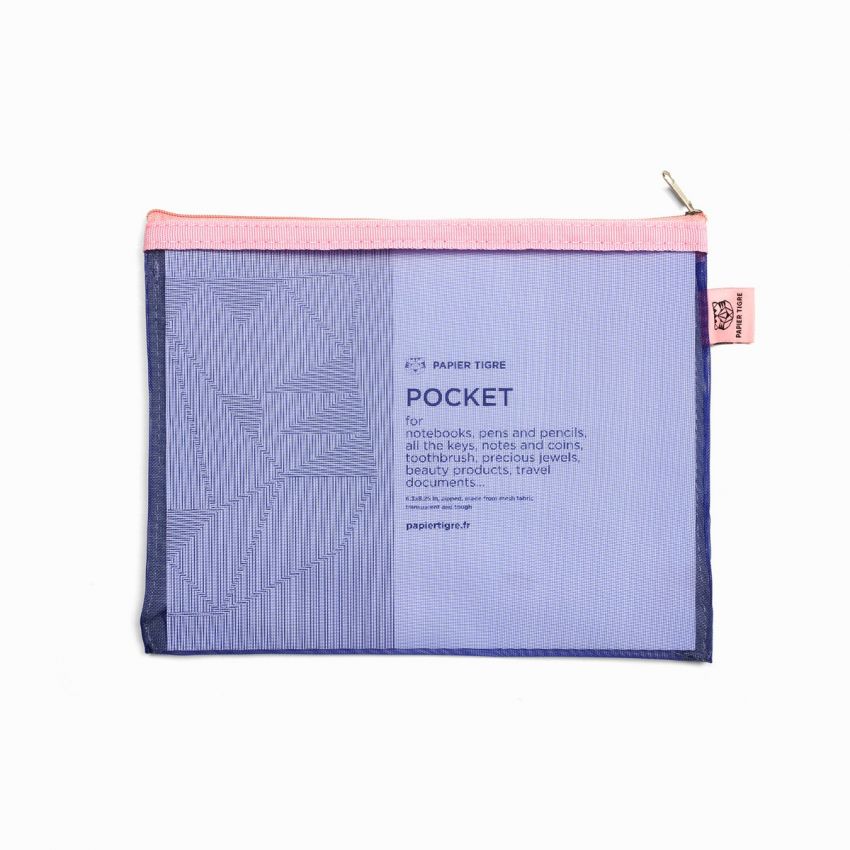 Medium Mesh Pocket - Indigo