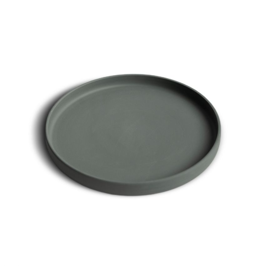 Grlin Round Large Plate - Grey