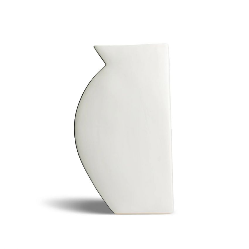 Halfina Ceramic Grey, Black & White Vase