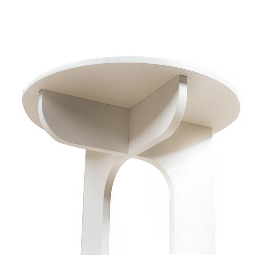 طاولة بازل - أبيض