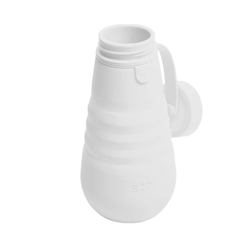Collapsible Silicone Bottle - Quartz