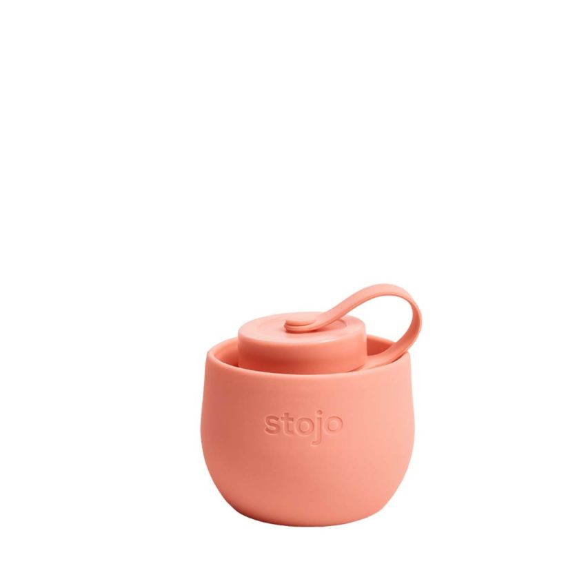 Collapsible Silicone Bottle - Apricot