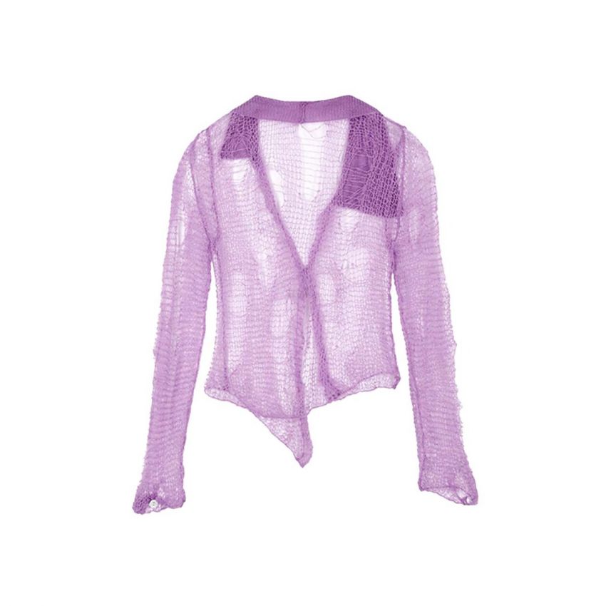 Spider Knit Shirt - Sheer Lilac