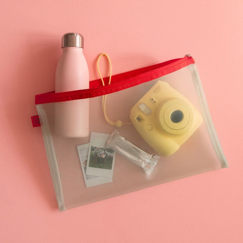 Large Mesh Pocket - Green