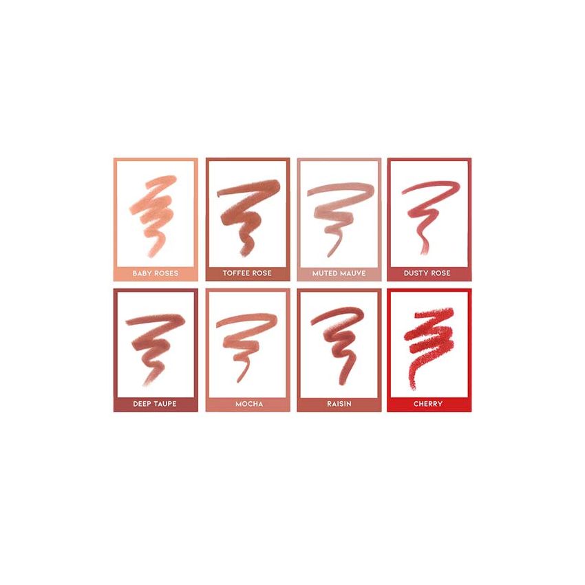 مجموعة محدد شفاه ديلوكس ميني - 8 حبات