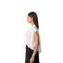 Loose Wrapped Asymmetric Top - White