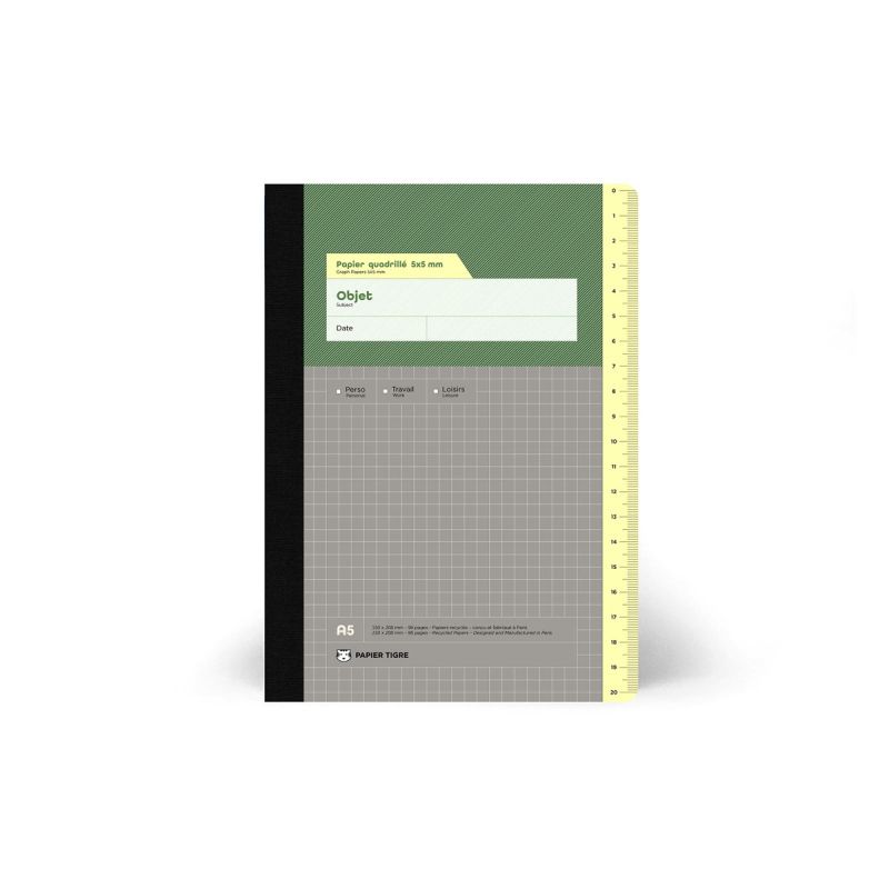 Admin Notebook A5 - Squared