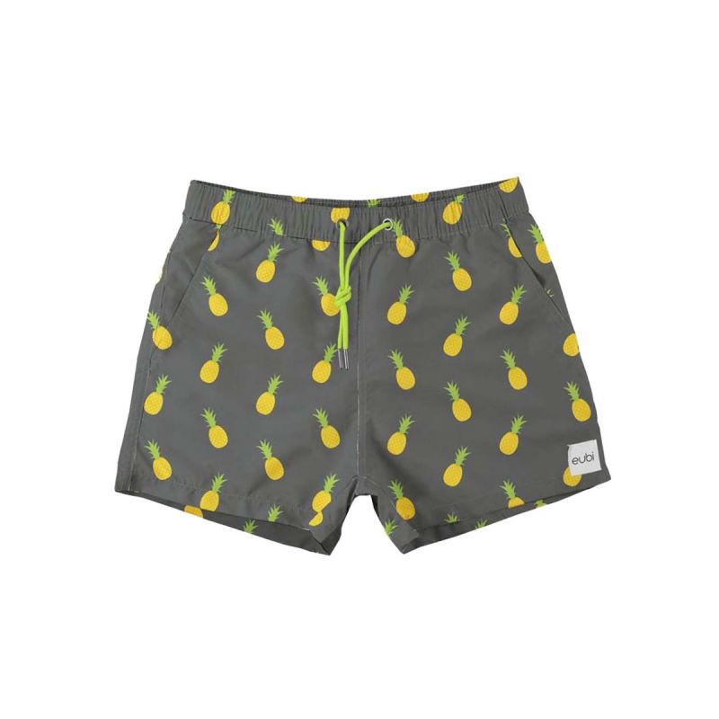 Grey Pine Swim Shorts