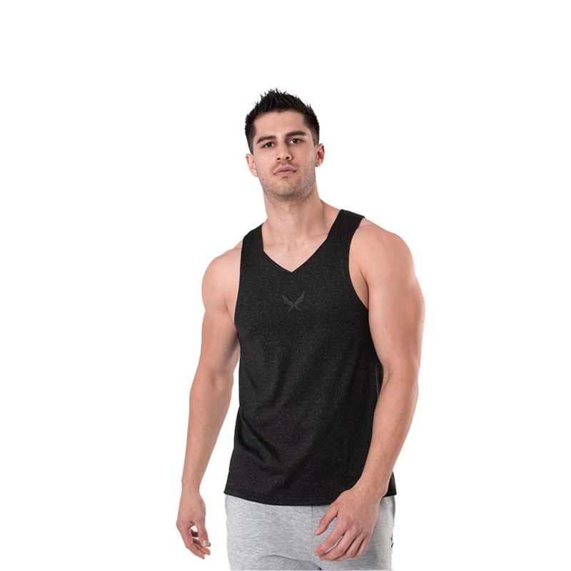 Overtime Black Running Tank