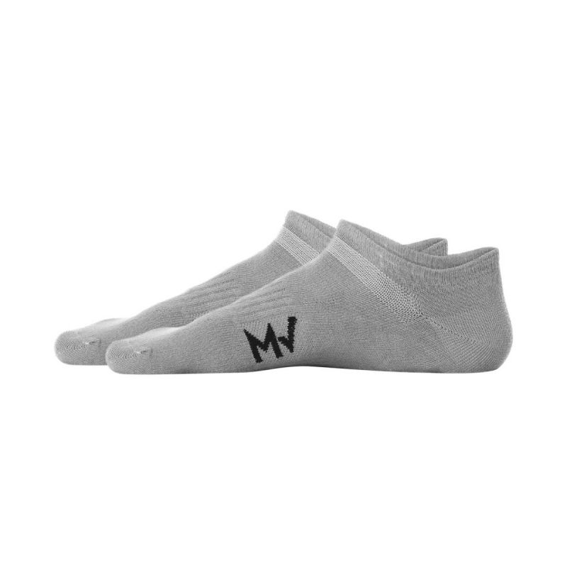 Grey Ankle Gym Socks