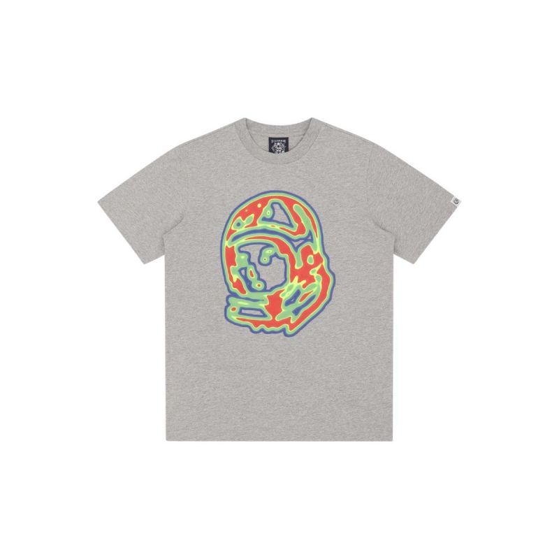 Heat Map Helmet Logo T-shirt - Grey