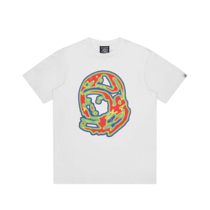Heat Map Helmet Logo T-shirt - White